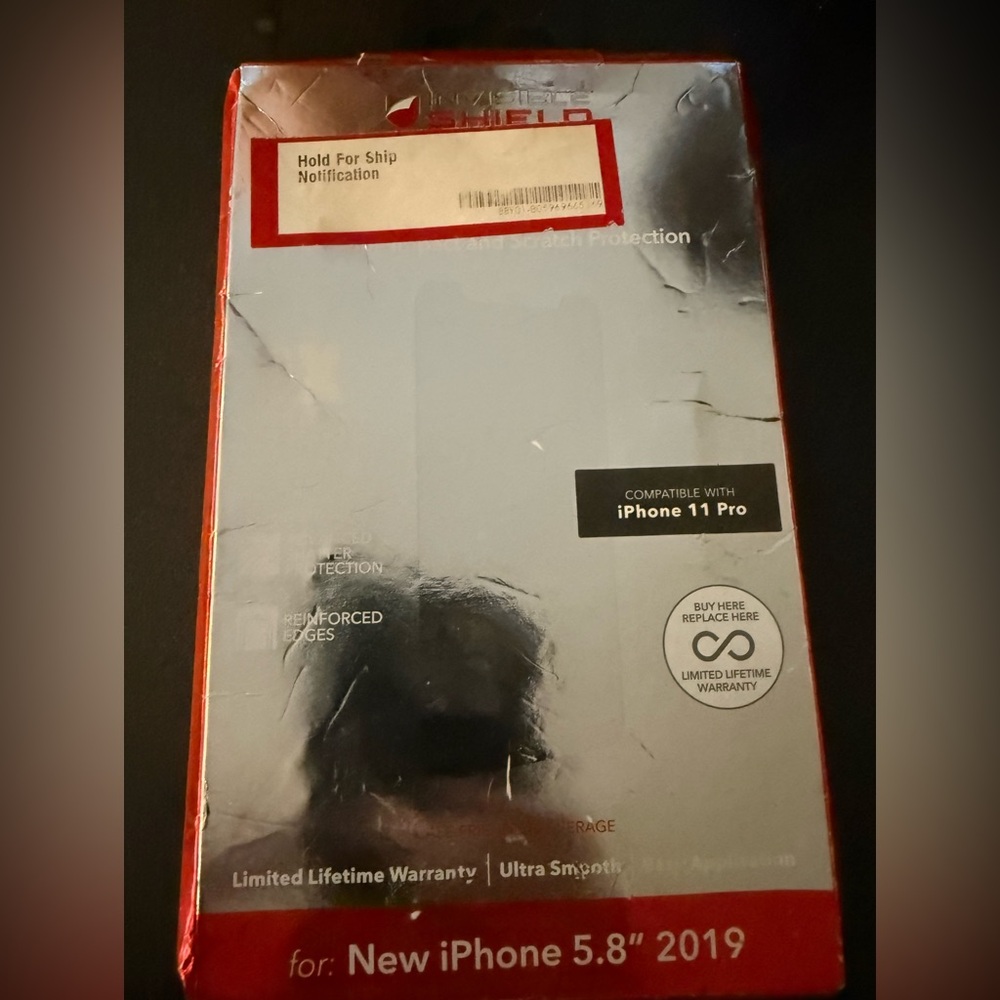 Invisible Shield iPhone 11 Pro Brand New.